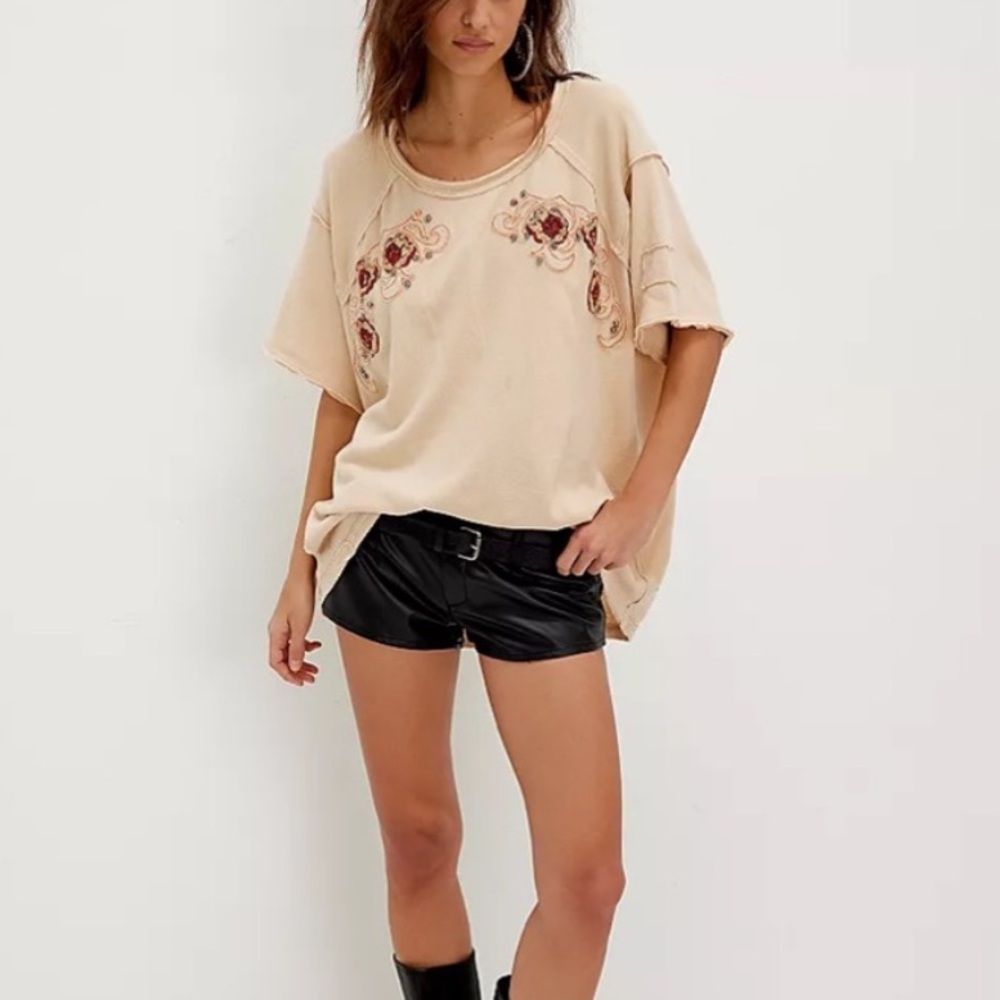 NWT Free People We The Free Harper Tee - Size L - Picture 9 of 11